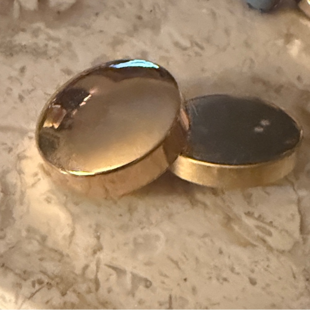 Stylish Gold and Silver Cufflinks or buttons